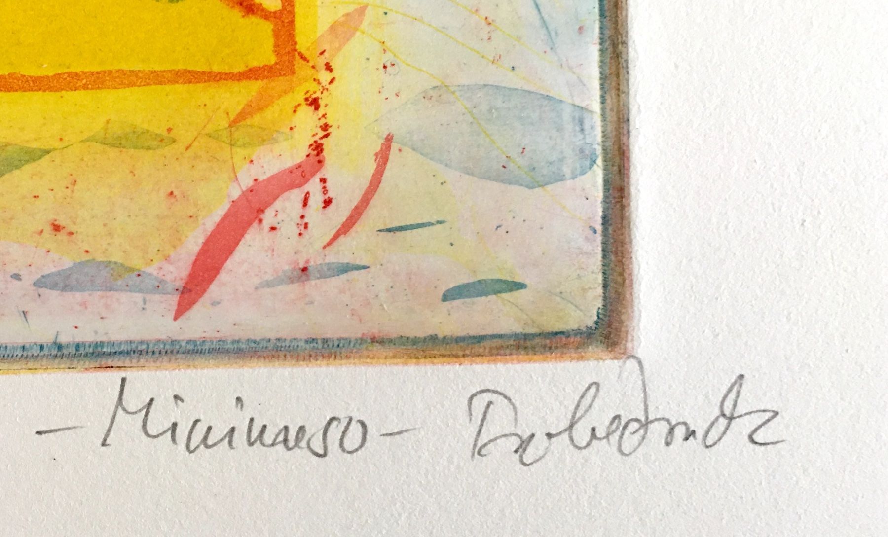 Dipinti: Willibrord Haas     "Minimoso"    Farbradierung – Usato da Nennigkofen venduto da waltraub 5