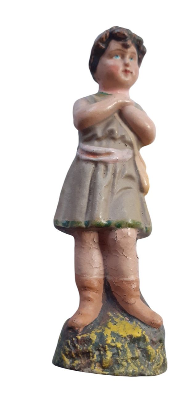 Statuette: Krippenfigur Hirtenjunge antik – Usato da Mörschwil venduto da lindaswunderkiste 2