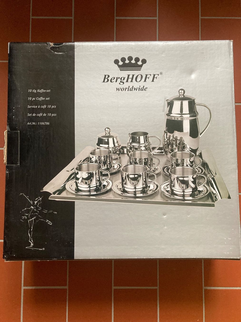 Set di piatti: Kaffeeset 10teilig von BergHOFF – Nuovo e nell'imballaggio originale da Winterthur venduto da Whitefish