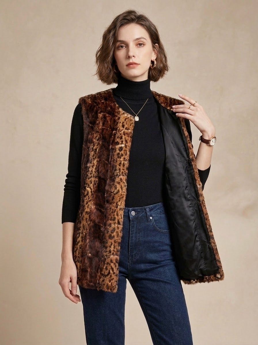 Gilets & Westen: Gilet en fourrure – Neu (gemäss Beschreibung) aus Echichens von unideks 2