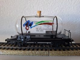 Märklin HO. Wagon citerne en verre 100 ans Tunnel du Simplon
