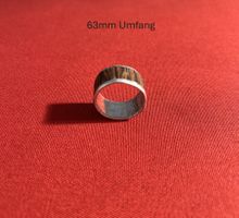 2 Handgefertigter Holz-Ringe, Silberfassung, Unikat Schmuck!