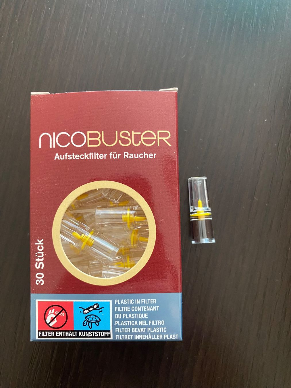 Altri Prodotti per fumatori: Nicobuster Aufsteckfilter für Zigaretten – Nuovo e nell'imballaggio originale da Ueberstorf venduto da Nadine0113 3