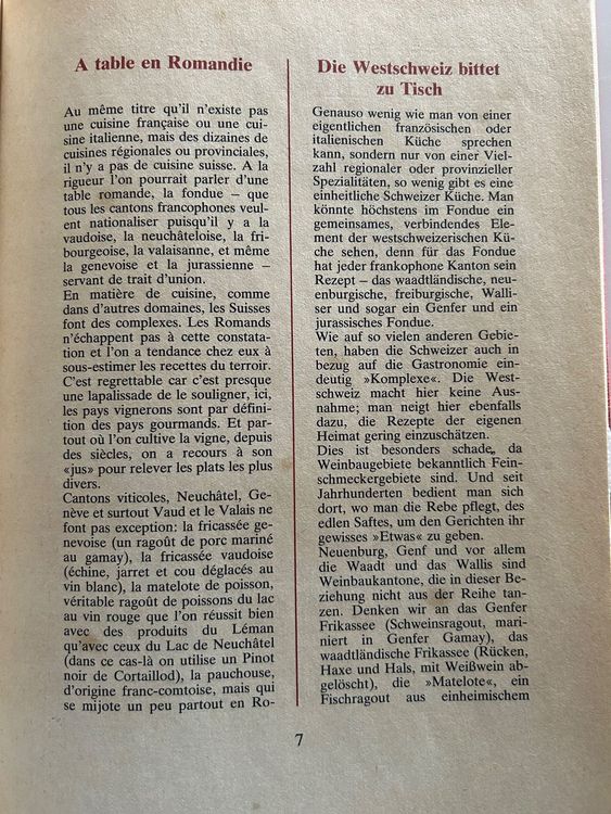 Das Kochbuch aus der Westschweiz - Lilo Mächler (Gebraucht) in ...