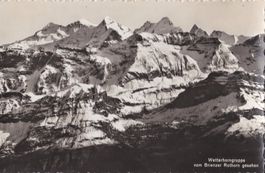 Originale, alte Ansichtskarte: Brienzer Rothorn-Gruppe!