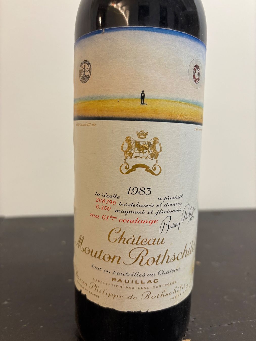 Mouton Rothschild Vino: Château Mouton Rothschild 1983 – Nuovo (secondo la descrizione) da Montreux venduto da Nelson1040 1