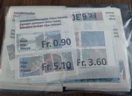 140 Briefmarkentüten CH Aboware, 90er, Anfang 2000er