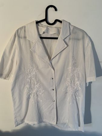 Bluse Weiss
