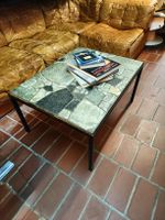 Retro Couchtisch mit Steinmuster, Vintage Design Tisch!