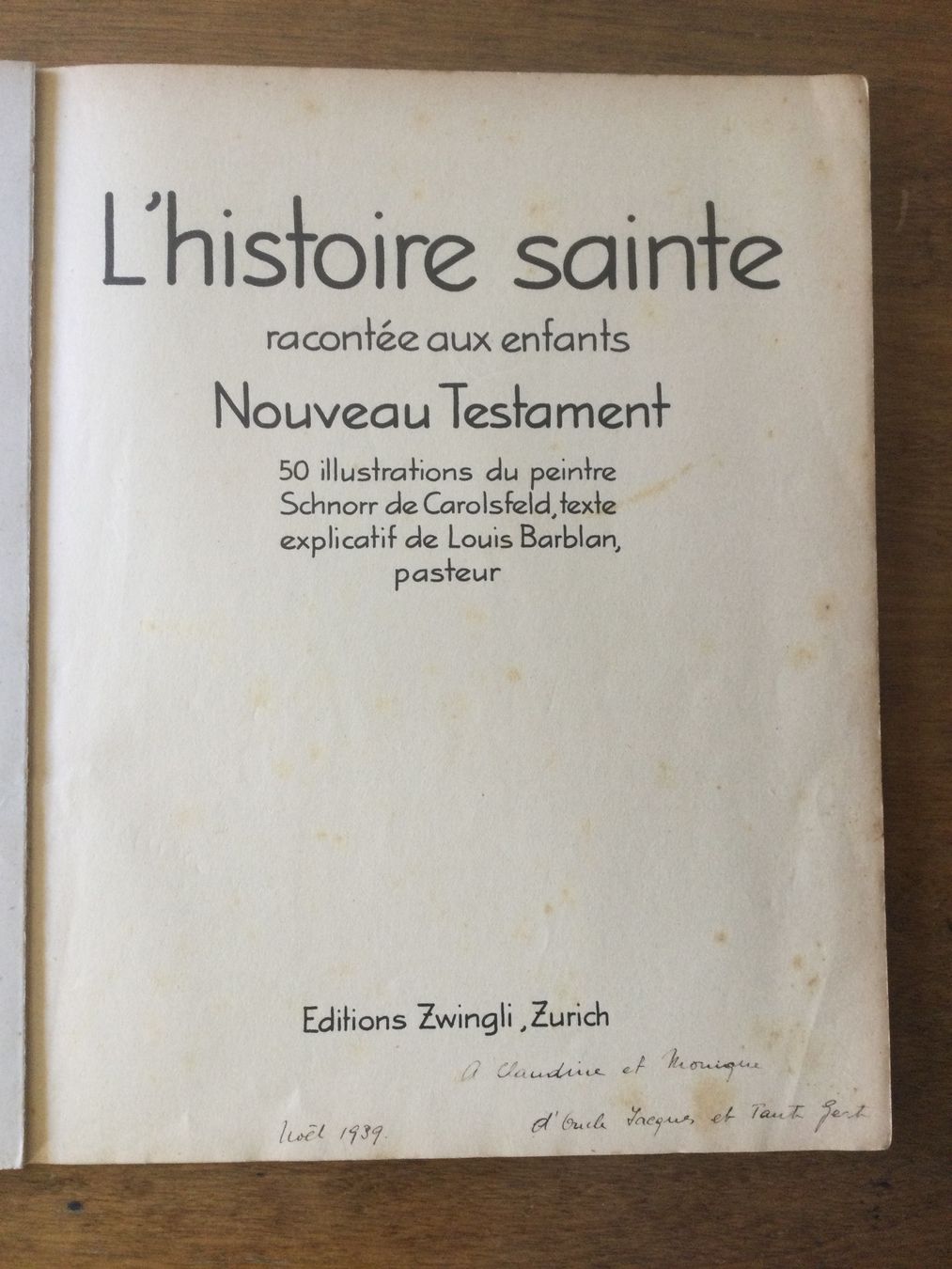 Libri: Histoire sainte pour enfants – Usato da Yvorne venduto da herjoy 1