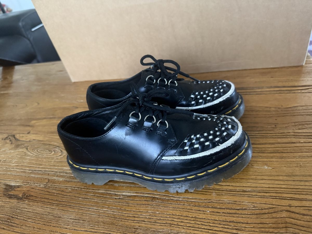 Dr. Martens Scarpe da donna: Dr. Martens Ramsey Smooth Leather Creepers, size 36 – Usato da Veyrier venduto da EleMast