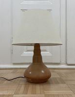 Schlichte Studio Keramik Tischlampe vintage Tischleuchte 70s