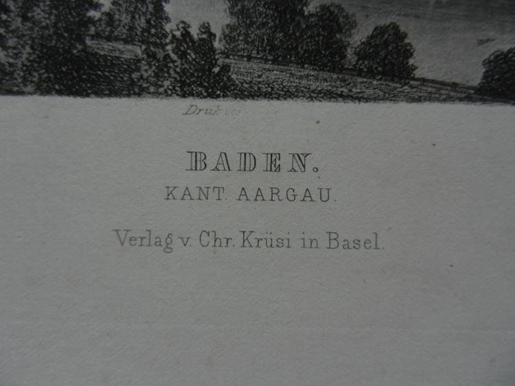 Gravures: Baden – D'occasion à Risch par Rischli15 2