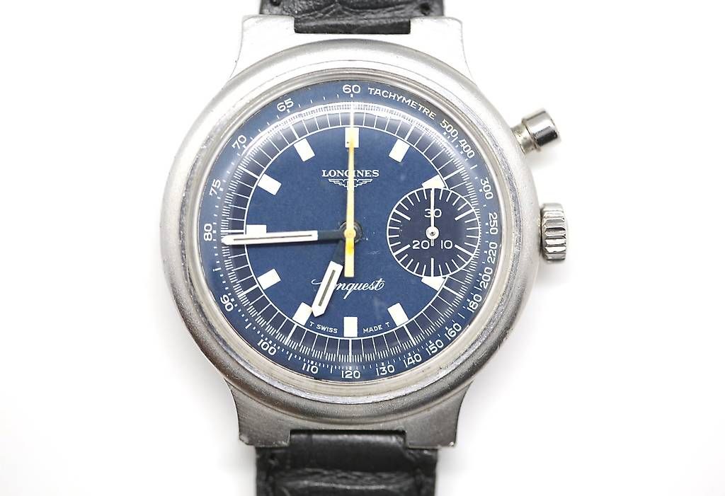 Longines Orologi: Longines Conquest Chronograph 1972 München Olympiade – Usato da Reinach BL venduto da Han-Numismatik