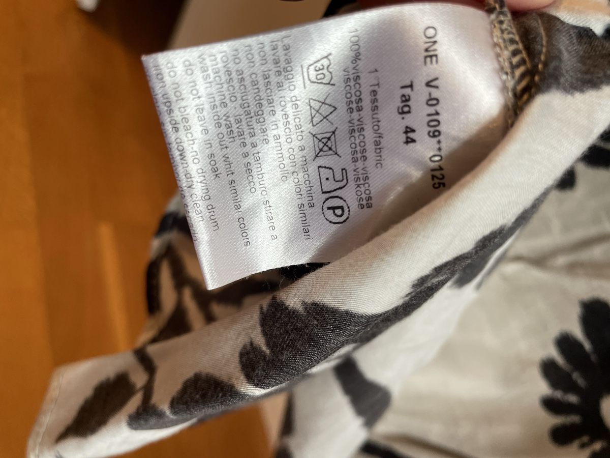 Blusen: Bluse von One, it. 44, Schweiz M-L, Blumenmuster T – Gebraucht aus Gockhausen von AnneT07 3