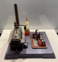 Antike Wilesco Dampfmaschine D6 mit Kreissäge