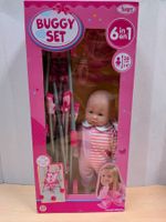Bayer Buggy Set 6 in 1 mit Puppe und Zubehör, 36cm