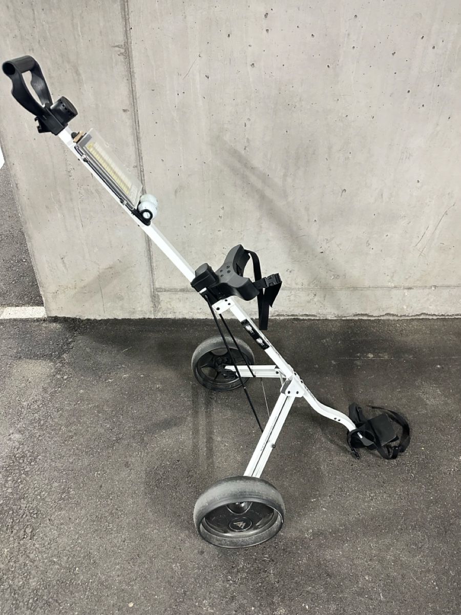 Big Max Trolleys: Golf Trolley weiss 2-Rad klappbar – Gebraucht aus Chur von car_szj5