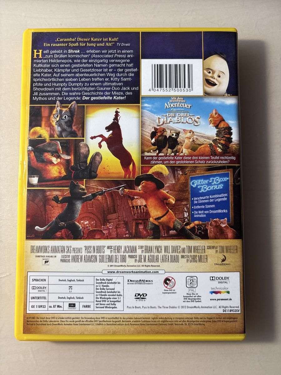 Tutti i DVDs: Der Gestiefelte Kater (0425) – Usato da Ruswil venduto da Slivio_ 1