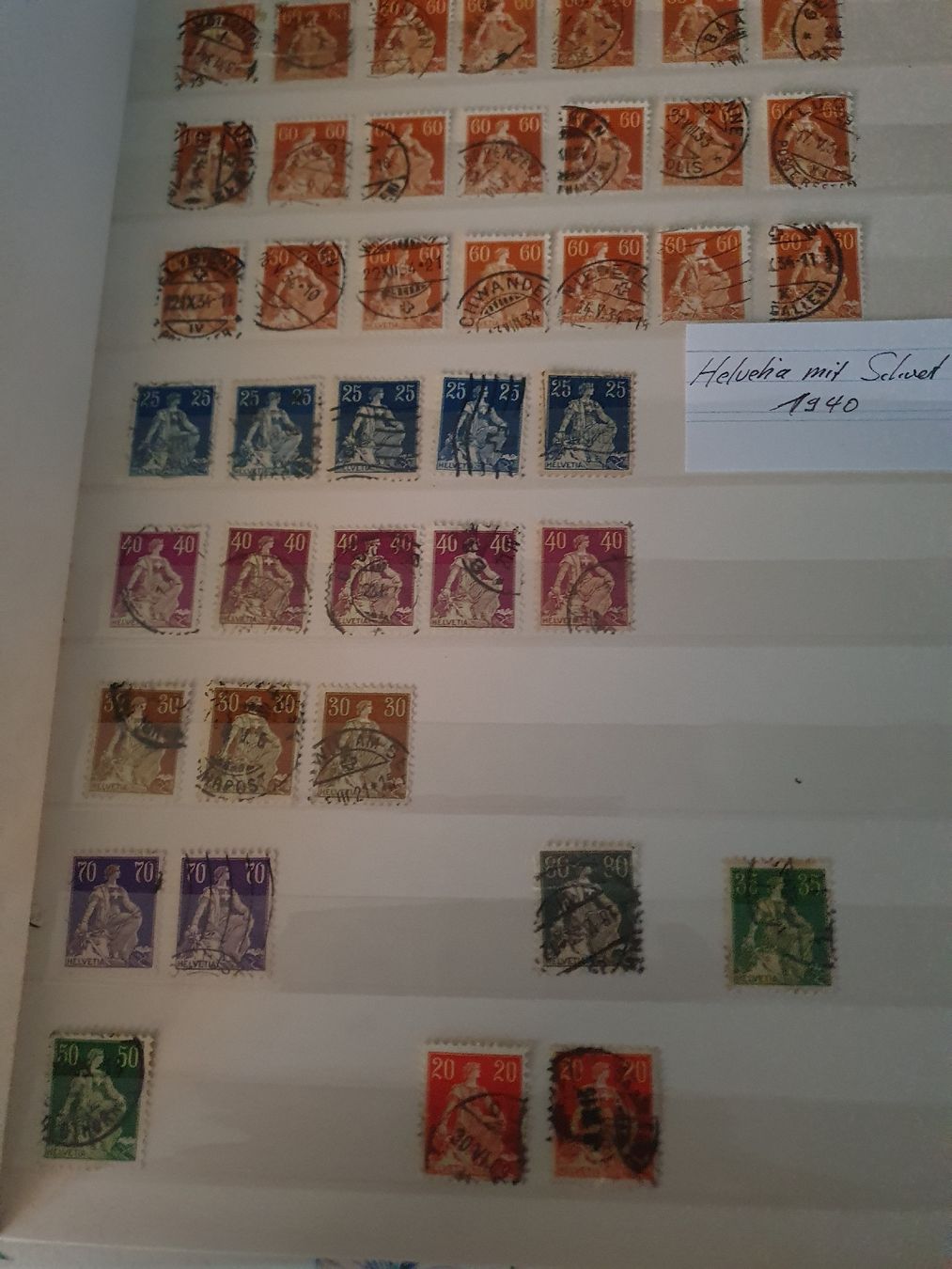 Alle Briefmarken: Album mit CH Marken – Gebraucht aus Belp von Liacheyenne 6