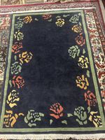 Tapis népalais tibétain en laine 134 x 197 en laine