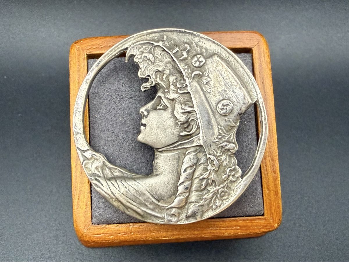 Spille & Fermagli: Antike Jugendstil-Brosche aus 925er Silber – Usato da Lamone venduto da LaCantinaMagica 1