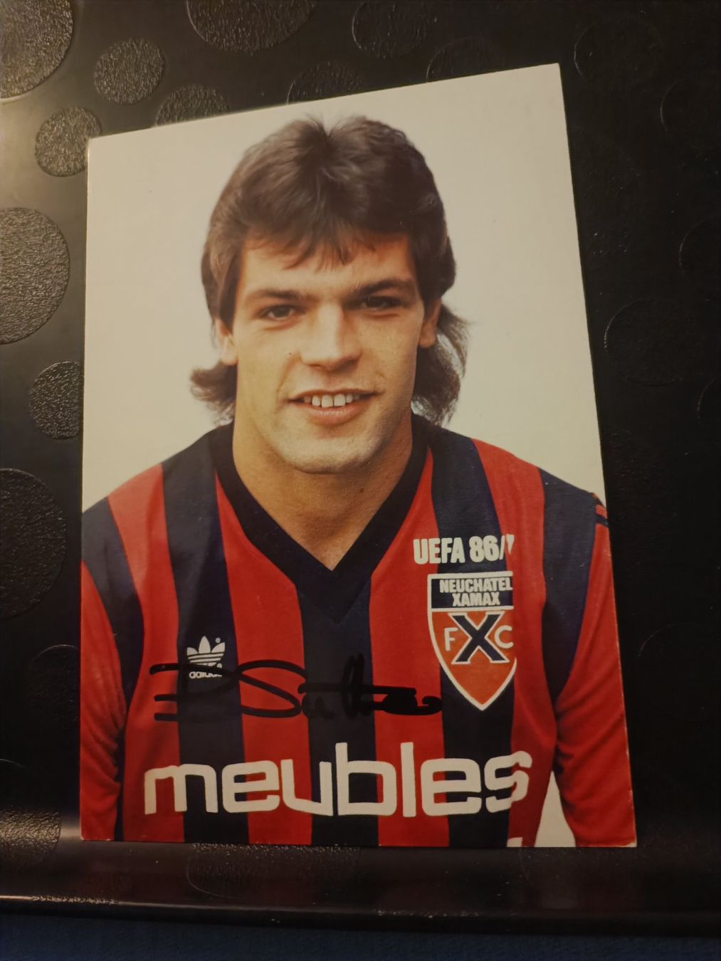 Autografi: Beat Sutter - Neuchâtel Xamax 1986 - handsigniert – Usato da Menziken venduto da Artographs