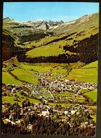 FLIMS Unterwaldhaus und Dorf mit dem Piz Grisch