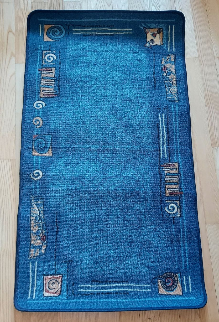 Tappeti: Neuer blauer Teppich, 67x120cm Polyamid – Nuovo e nell'imballaggio originale da Basel venduto da Mazzo84
