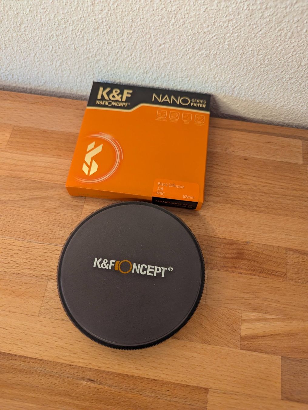 Hama Filtri: K&F Nano-X Black Diffusion Filter, 1/8, 62mm – Usato da Uster venduto da parasimple 3