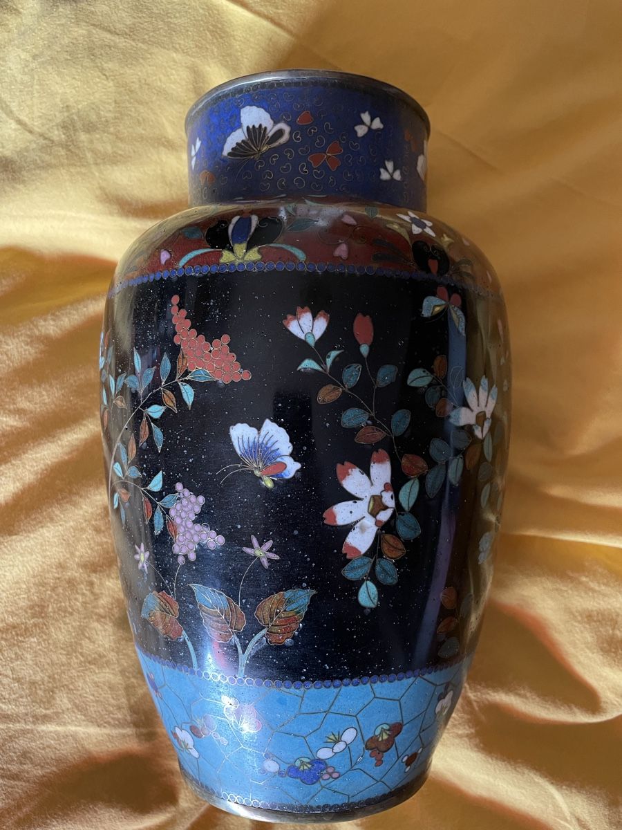 Vasi & Recipienti: Japan 19tes Cloisonne Vase – Usato da Basel venduto da Nataly1966