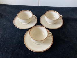 3 Mocca Tässchen Langenthal 1941
