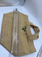 Prada beauty Tote Bag straw beige GWP
