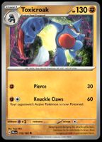 Pokémon Toxicroak 115/193   SV02 Paldea Evolved