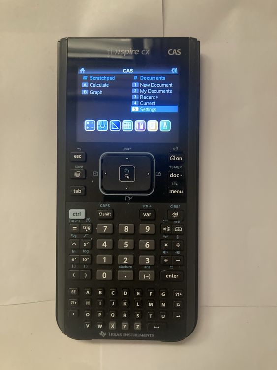 Texas Instruments TI-Nspire CX CAS – Calculatrice Graphique Couleur Haute Définition – Étudiants Avancés