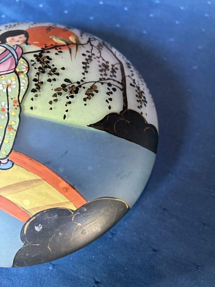 Bicchieri: Glasdose mit japanischen Motiven – Usato da Dornach venduto da Rosengarten 7