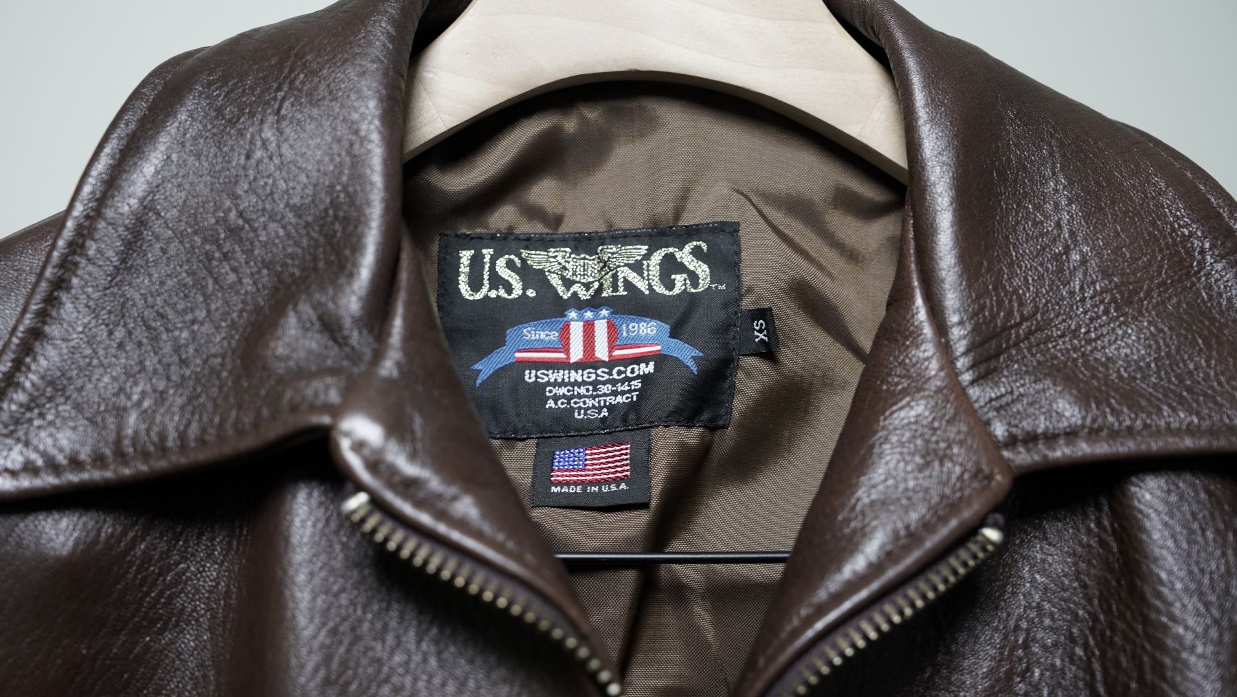 Giacche: US Wings Lederjacke Bomberjacke Fliegerjacke – Nuovo (secondo la descrizione) da Zürich venduto da julia_vina 2