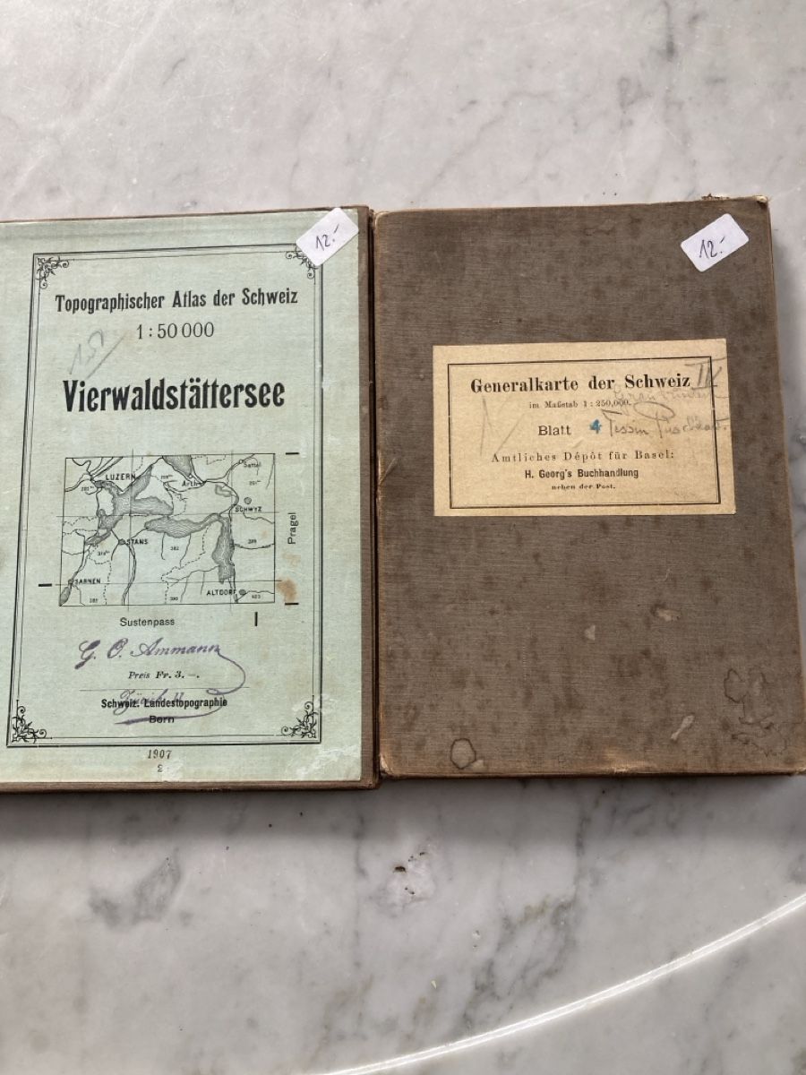 Cartine & Atlanti: Alte Landkarten – Usato da Schwanden GL venduto da bait04