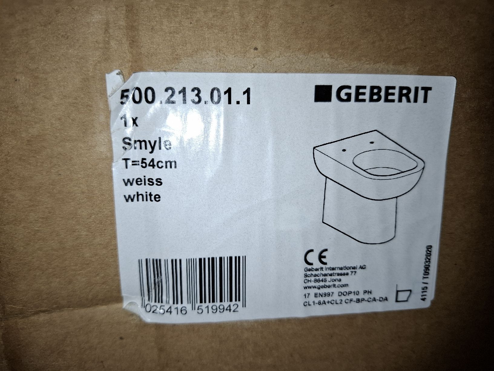 Geberit WC: Lagerräumung Standwc Spûhlkasten Geberit – Usato da Tuggen venduto da Sani-liquidation 4