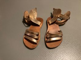 Kindersandalen aus Griechenland / Echtleder