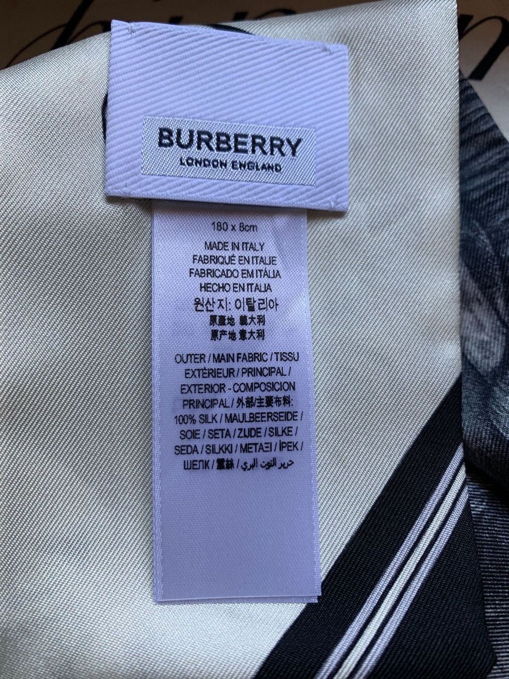 Burberry Foulard & Sciarpe: Burberry Schal – Nuovo (secondo la descrizione) da Hochdorf venduto da Forestgreen 5