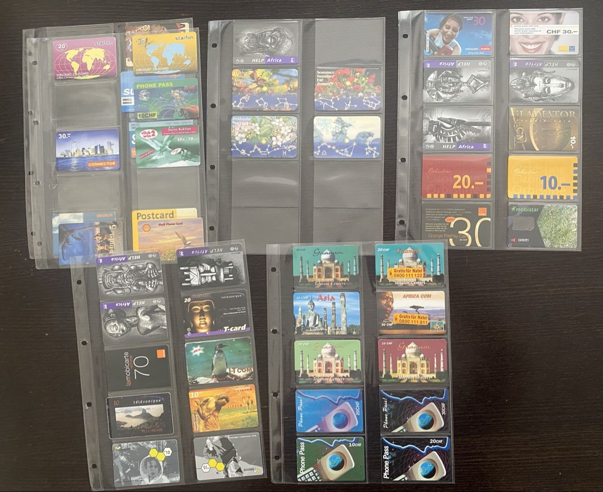 Schede telefoniche: Lot cartes téléphonique  – Usato da Lausanne venduto da babacard10 6