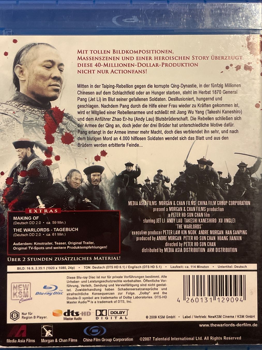 Tutti i DVDs: The Warlords   (2007) – Usato da Waldenburg venduto da Gonzo8 1