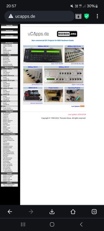 Strumenti musicali: Sequenceur Midi Box V2 complet sauf boîtier,  à réviser. – Difettoso da Courtepin venduto da Organikal 8