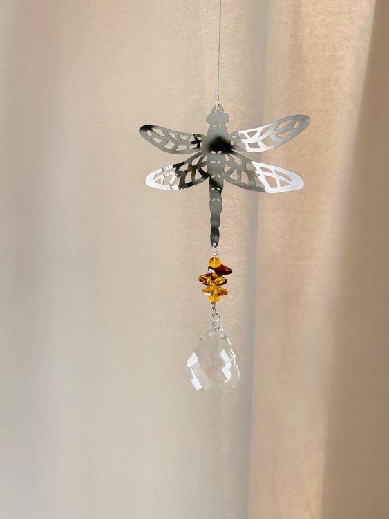 Sonnenfänger Libelle Fensterdeko - Bunte Acryl-Deko Für Fenster & Garten