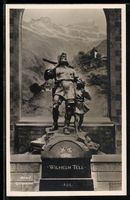 AK Altdorf, Wilhelm Tell Denkmal