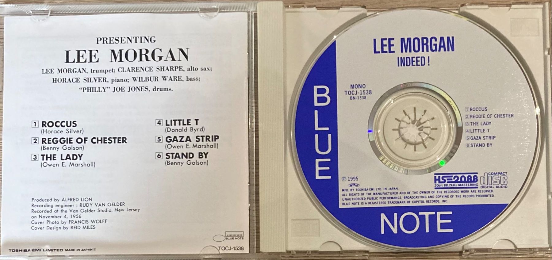 CD: LEE MORGAN - INDEED! – Usato da Poliez-Pittet venduto da Newtown-Records 2
