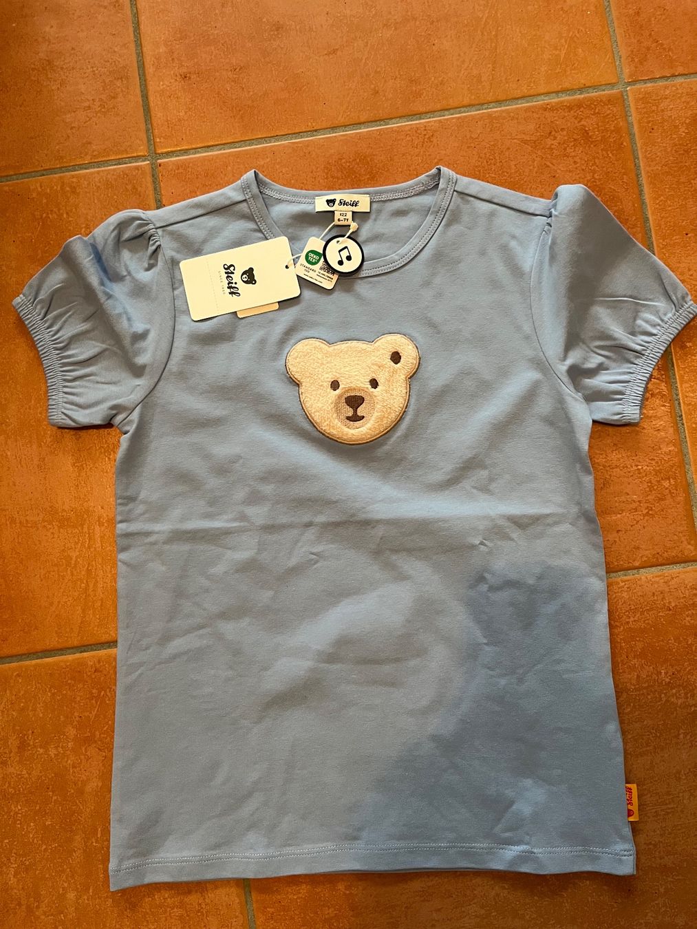 Hemden, T-Shirts & Polos: Steiff NEU Shirt quietsche Bär 122 – Neu und originalverpackt aus Zürich von Gabi_78