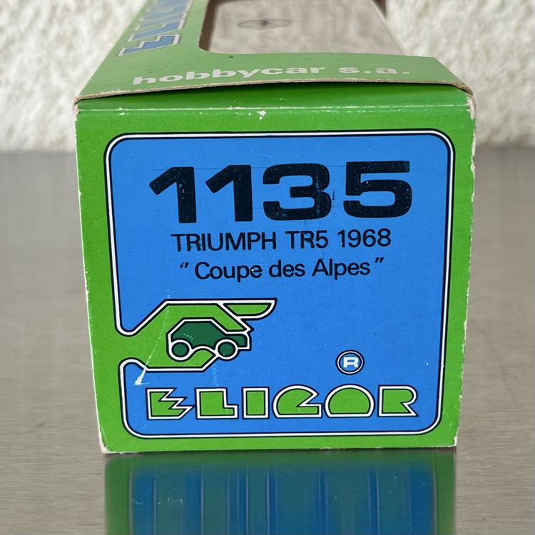 Eligor 1/43 - Triumph TR5 Roadster 1968 'Coupe Des Alps' (occasion)