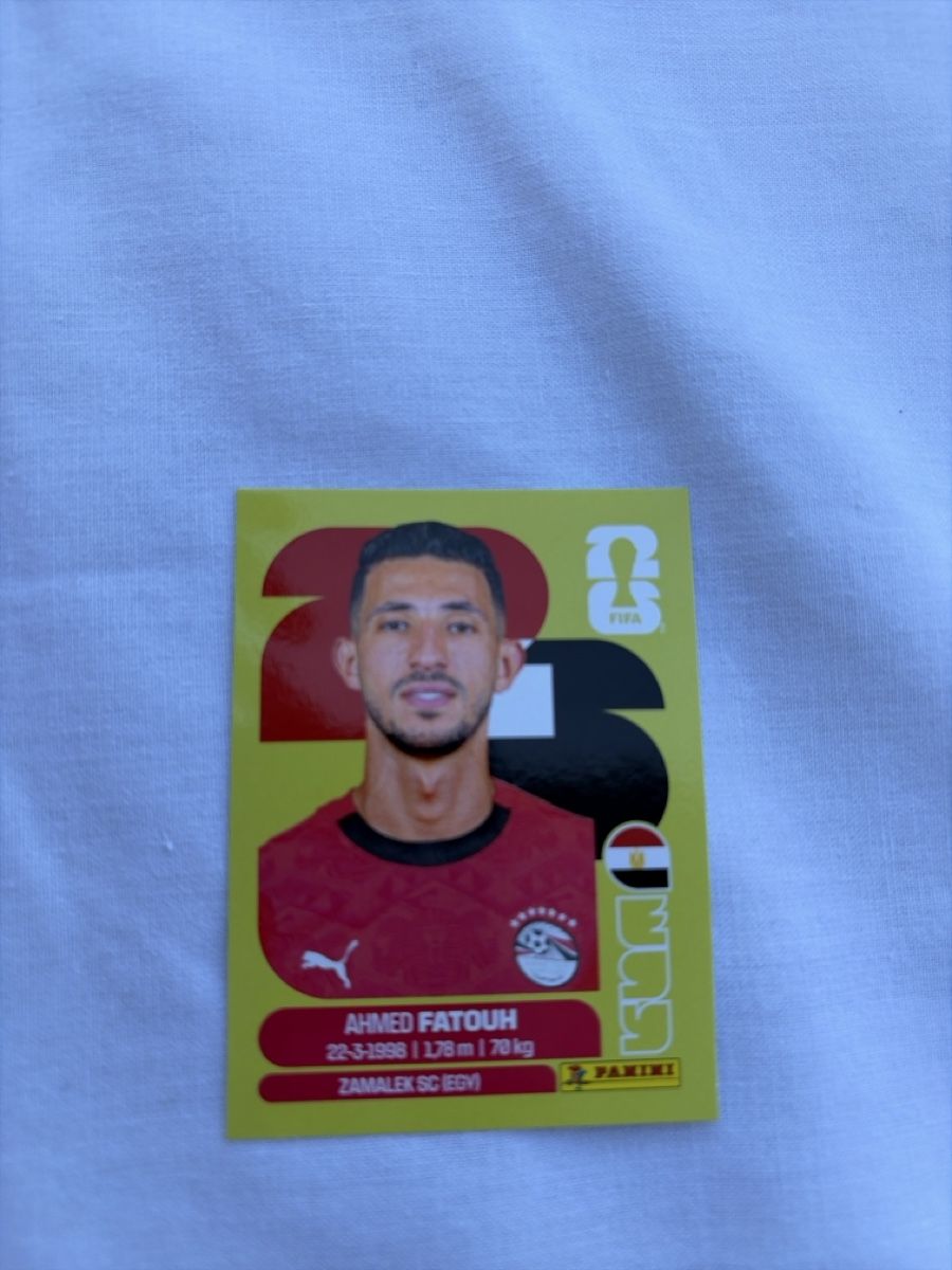 Panini Cartes à collectionner: Ahmed Fatouh – Neuf (Voir description) à Dornach par metallbau.ch